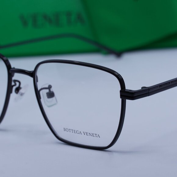 Bottega Veneta BV1015O 001 Square Eyeglasses – Black 52mm - Picture 5 of 10
